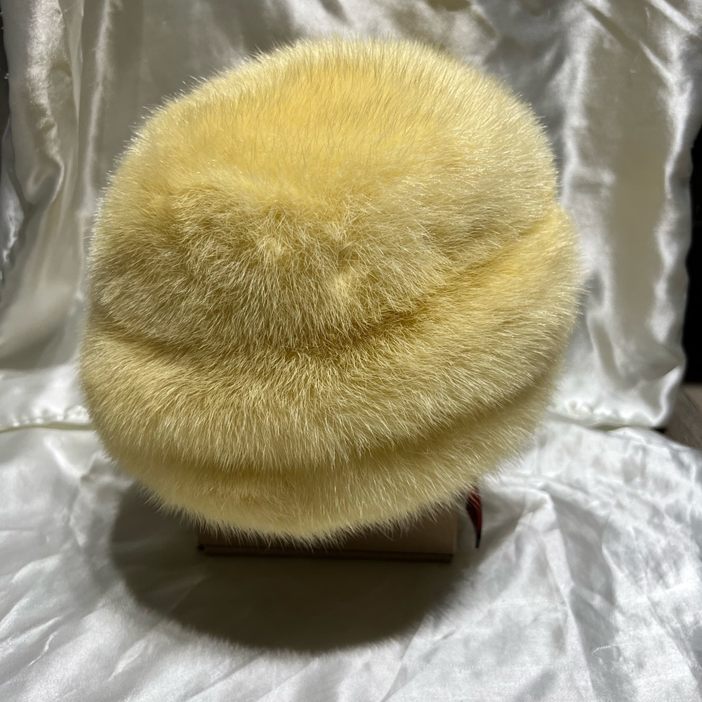 Real animal fur hat